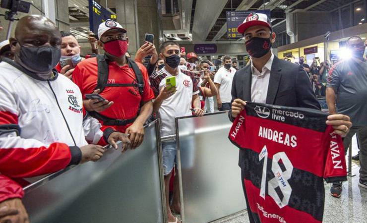 'Sensação inexplicável', diz Andreas Pereira sobre vestir a camisa do Flamengo