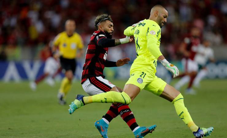 'Palmeiras não assustou a gente em nenhum momento', disse Gabigol, atacante do Flamengo