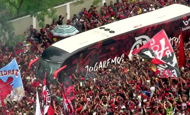Torcida do Flamengo deve fazer festa antes de embarque do time para final da Copa do Brasil