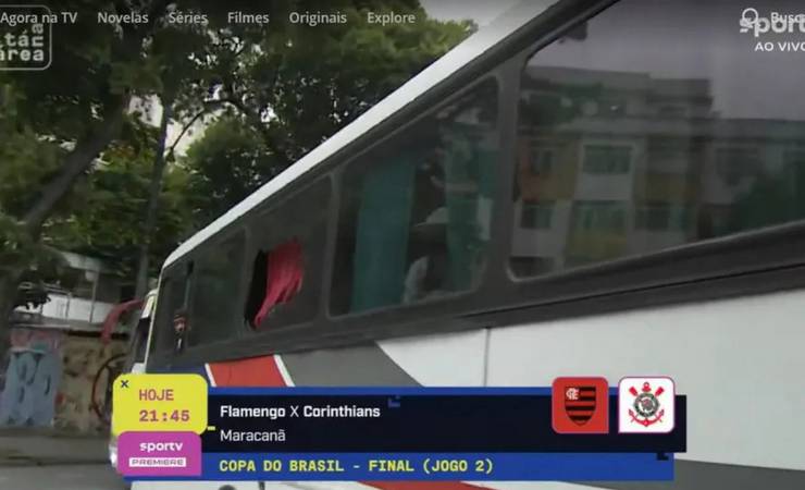 Ônibus com torcedores do Corinthians são apedrejados na chegada ao Rio de Janeiro para final