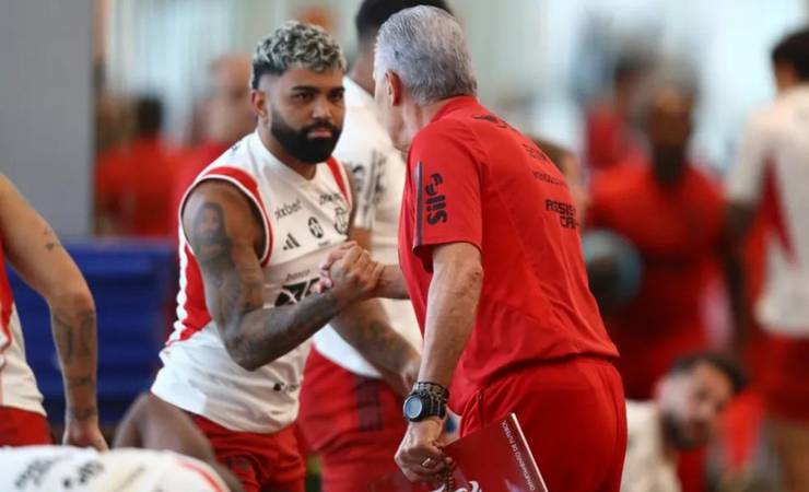 Tite dá bronca em Gabigol após Flamengo x Boavista por comportamento em pênalti