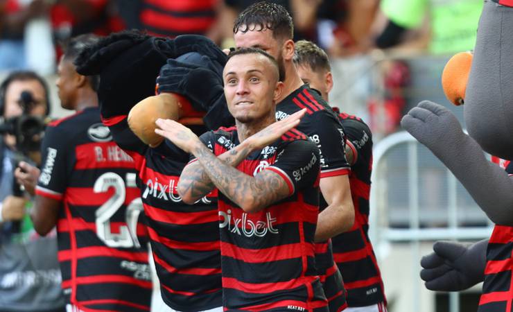 Cebolinha revela previsão de Gerson e homenagem em gol do Flamengo contra o Fluminense