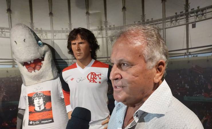Zico evita comentar polêmica com presidente do Flamengo: ‘Cada um fala o que quer’