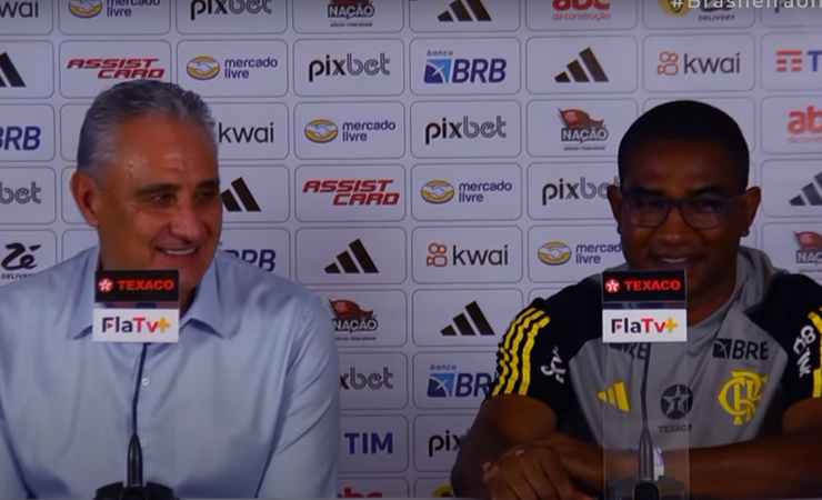 Tite explica Pedro e De La Cruz na reserva do Flamengo: 'Riscos importantes'