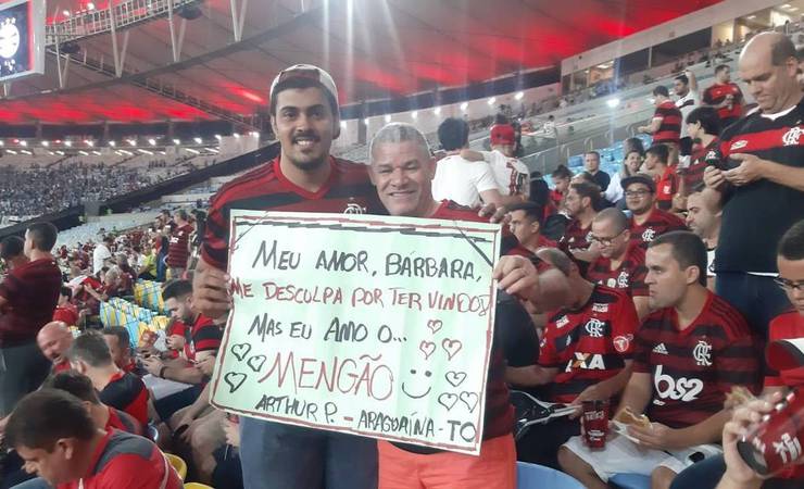 Torcedor vem do Tocantins foge da mulher para ir ao jogo do Flamengo