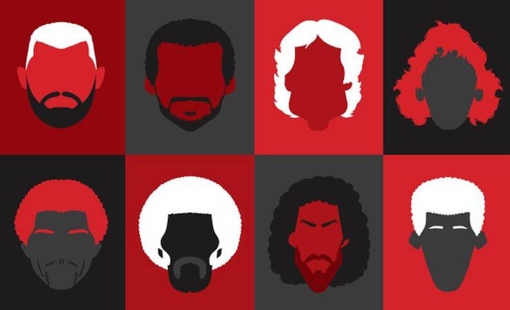 Barba, Flamengo e Bigode: Você reconhece os jogadores do Mengão pelos cabelos?