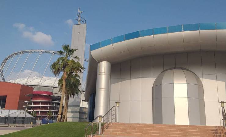 Estádio onde Flamengo jogará no Mundial tem mesquita junto ao portão de entrada