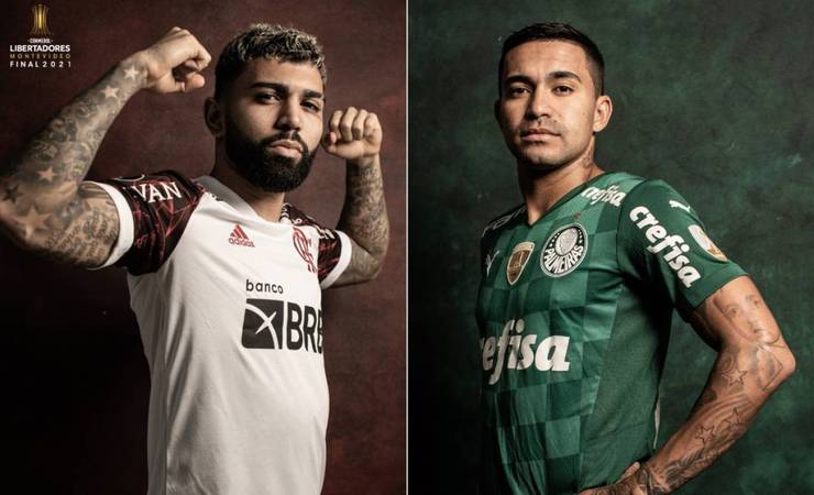Flamengo x Palmeiras: Conmebol divulga fotos inéditas dos jogadores para final da Libertadores; veja