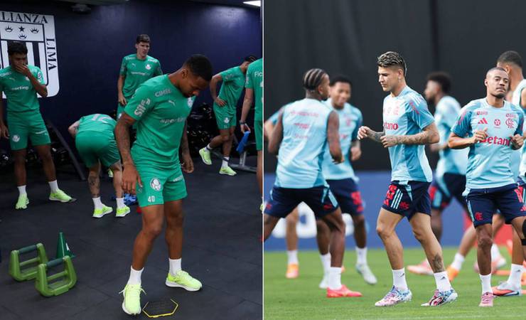 Conmebol realiza testes antidoping em Flamengo e Palmeiras antes da final da Libertadores