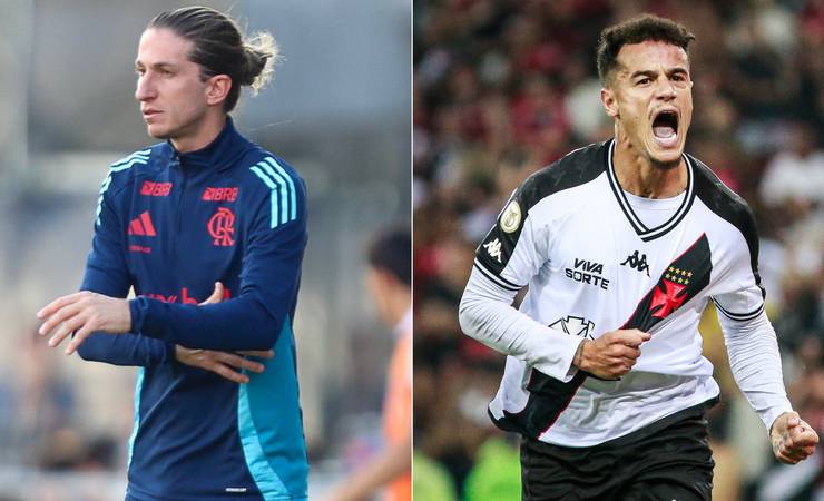 Flamengo x Vasco tem duelo de Filipe contra Philippe, ex-protagonistas do futebol brasileiro na Europa