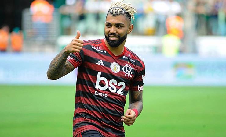 Após título, Landim fala sobre renovação de Gabigol: 'Não vai sair do Flamengo'