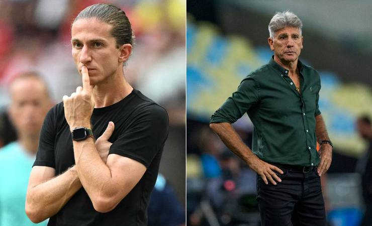 Filipe Luís e Renato Gaúcho protagonizam Fla-Flu em duelo de opostos complementares
