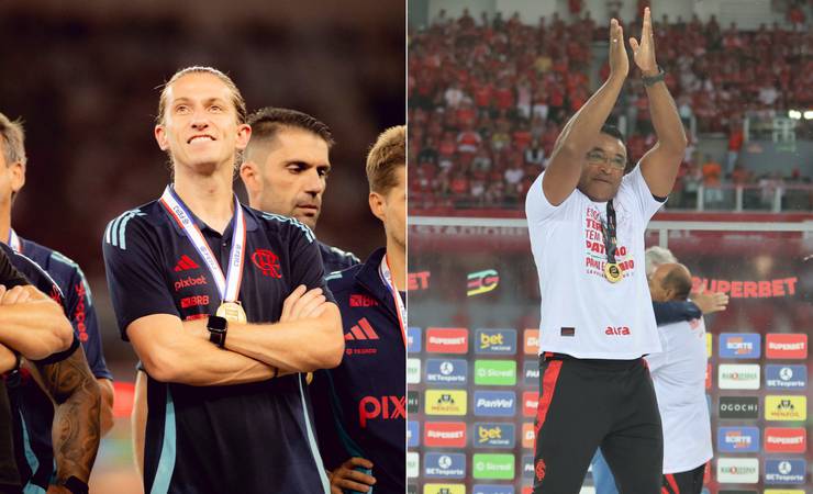 Filipe x Roger: confronto de técnicos em ótima fase é atração em Flamengo x Inter de troca de faixas