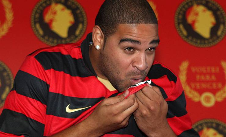 Ranking dos ídolos: Adriano Imperador é o décimo colocado do Flamengo