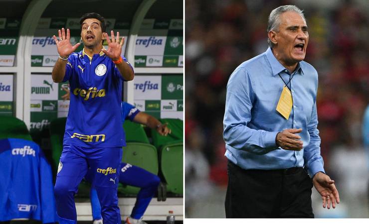 Com duelos no campo e no discurso, Palmeiras e Flamengo se enfrentam pelo Brasileiro