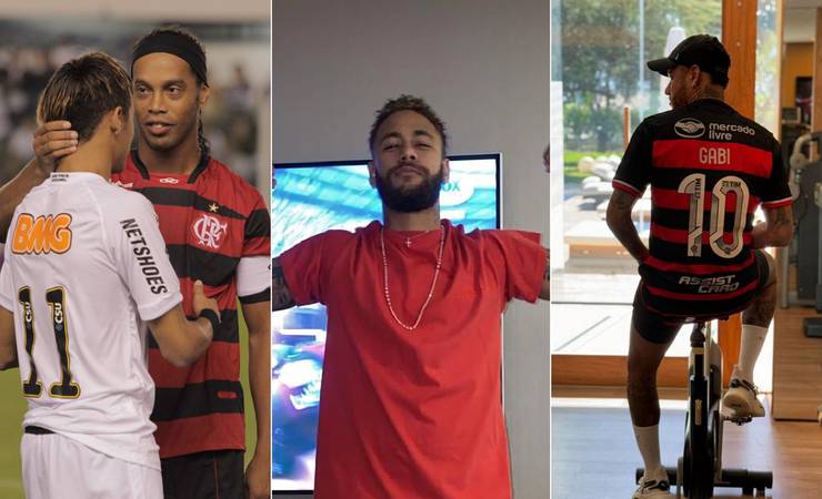 Entre 'flertes' e jogos históricos, Flamengo e Neymar se reencontram após 12 anos
