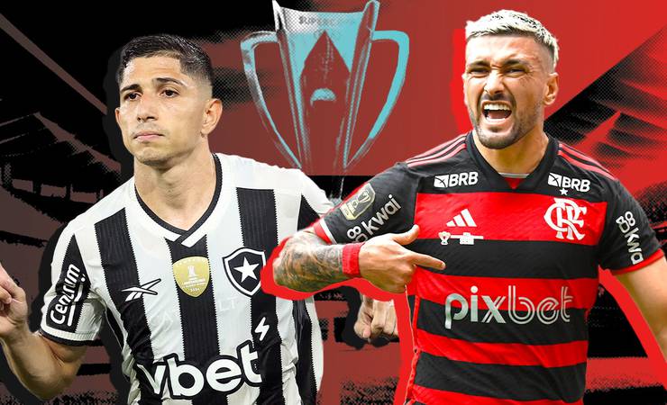 A Supercopa dos camisas 10: Savarino e Arrascaeta 'regem' Botafogo e Flamengo na disputa da 1ª taça do ano