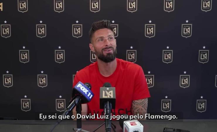 Giroud elogia ex-companheiro Jorginho: "Bom para o Flamengo, não para nós"