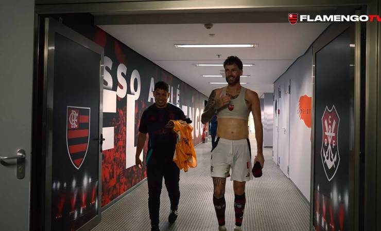 Bastidores do Flamengo contra a LDU têm elogio à postura e "vai deixar chegar?"