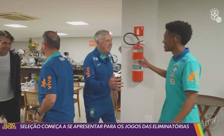 Samuel Lino se apresenta à seleção brasileira após convocação inesperada