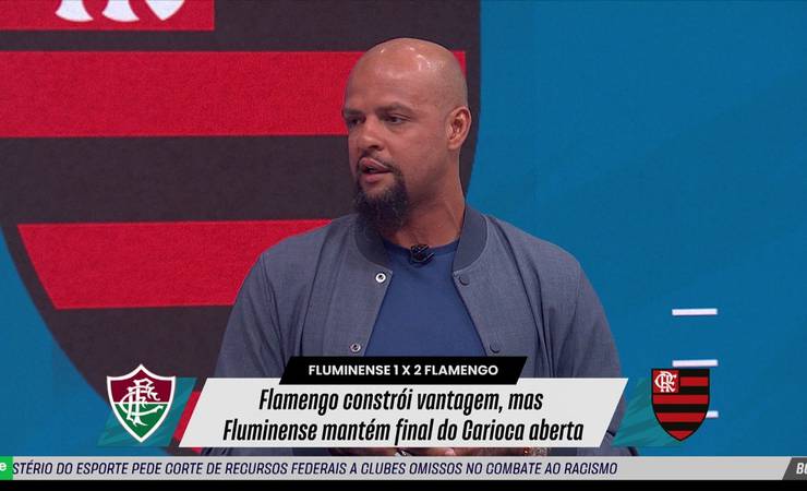 Felipe Melo vê saída de bola como diferencial na final do Carioca: "Um abismo de coisas que Flamengo faz"