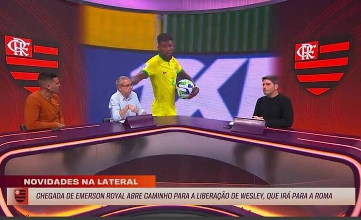 Emerson Royal chega ao Rio para assinar com o Flamengo