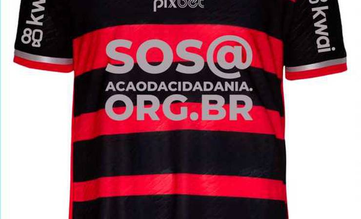 Flamengo exibirá PIX para ajuda às vítimas do Sul no lugar de patrocinadora contra o Corinthians