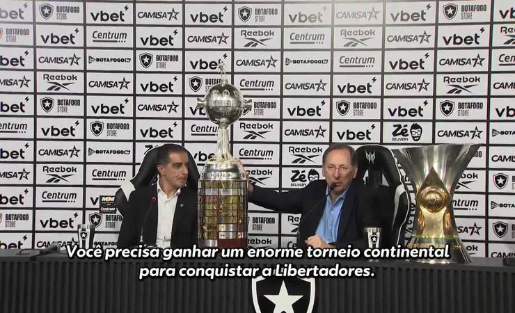 Dono do Botafogo, Textor manda recado para a torcida do Flamengo: "Não pode ganhar um jogo e falar m..."