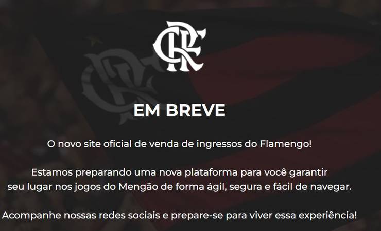 Flamengo lança plataforma de vendas de ingresso e planeja divulgação de novo programa de sócio-torcedor