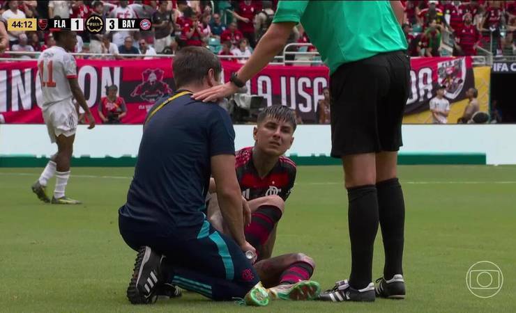 Pulgar já teve mesma fratura em 2023, no Flamengo; veja quanto tempo levou a recuperação