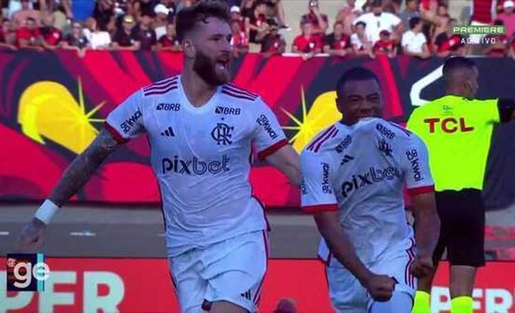 À la Zico? De la Cruz faz primeiro gol pelo Flamengo cobrando falta; veja