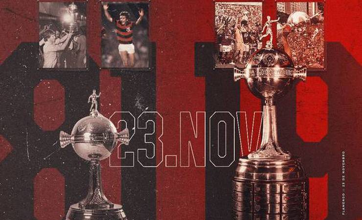 Flamengo relembra títulos das Libertadores de 1981 e 2019: “O raio que caiu duas vezes no mesmo dia”