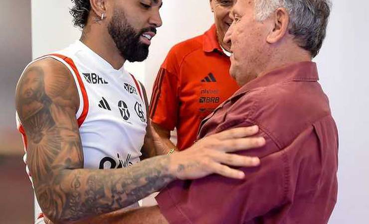 Zico vê Gabigol mais bem preparado no Flamengo e afirma: "Não é jogador para ficar no banco"