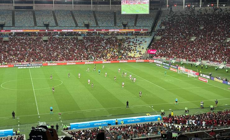 Setor inteiro vazio no Maracanã viraliza na estreia do Flamengo no Brasileiro; entenda