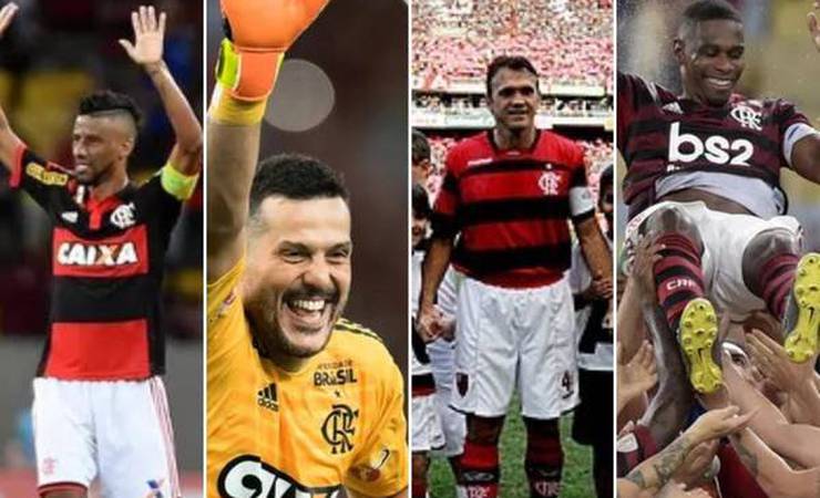 Antes do adeus a Rodrigo Caio e Filipe Luís, veja outras despedidas de jogadores do Flamengo