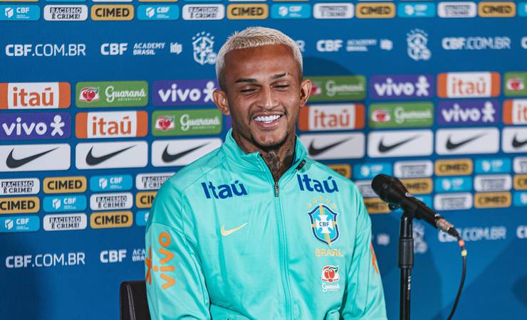 Novato na Seleção, Wesley arranca risos em entrevista e destaca admiração por concorrente