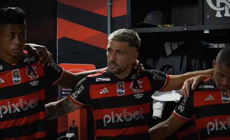 Capitão do Flamengo, Arrascaeta discursa em vestiário na final do Carioca; veja vídeo