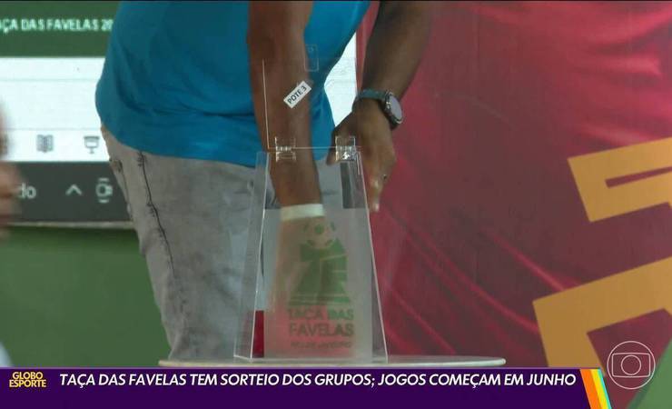 Sorteio define grupos da Taça das Favelas Rio 2025; veja