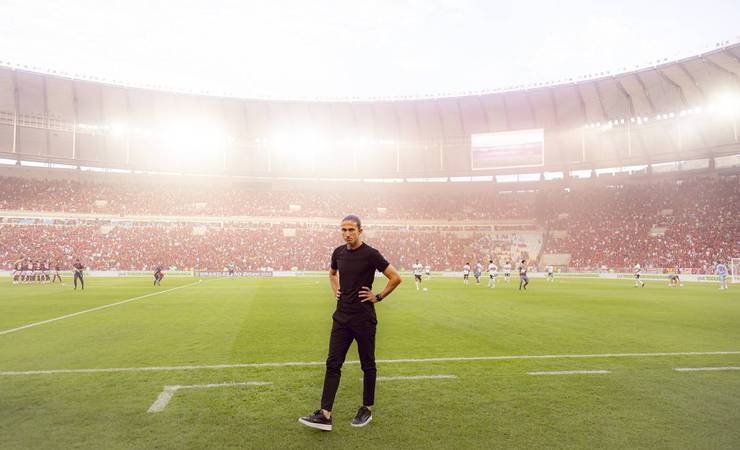 Fla foca nos treinos durante a data Fifa e se prepara para o Sport