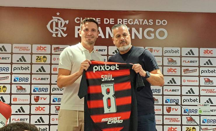 Apresentado no Flamengo, Saúl se mostra ansioso para adaptação ao Brasil e comenta escolha: 'Relativamente fácil'