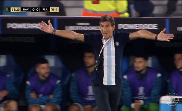 Técnico Gustavo Costas e sua curiosa lesão no braço geram repercussão nas redes sociais