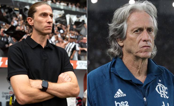 Com 18 jogos no comando do Flamengo, Filipe Luís tem aproveitamento superior a Jorge Jesus; compare