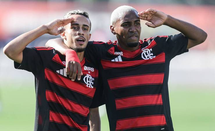 No sub-20, Matheus Gonçalves dá show em amistoso contra Bayer Leverkusen e volta a pedir passagem no Flamengo