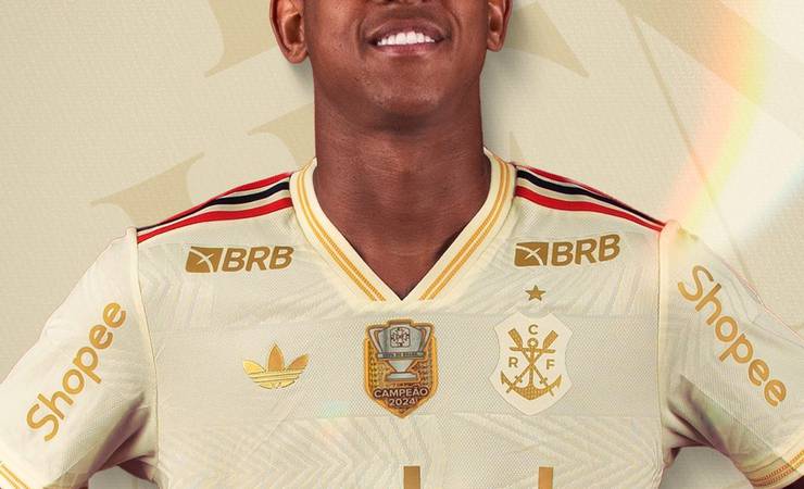 Flamengo anuncia nova 3º camisa; estreia será hoje em confronto pela Copa do Brasil contra o Atlético-MG