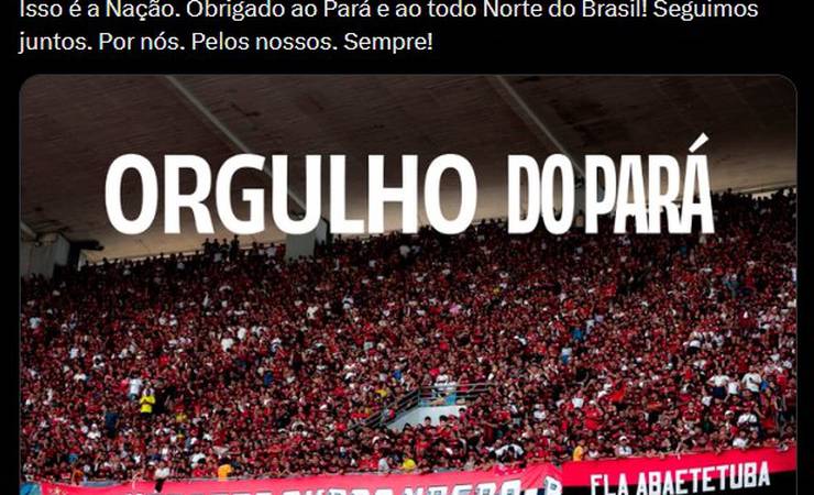 Flamengo vence o Remo no Mangueirão e provoca com “Orgulho do Pará”
