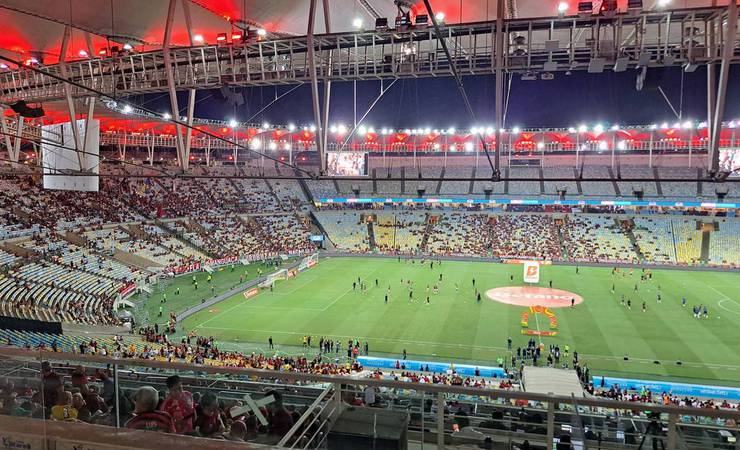Contra o Botafogo-PB, Flamengo tem pior público como mandante no Maracanã desde o Estadual