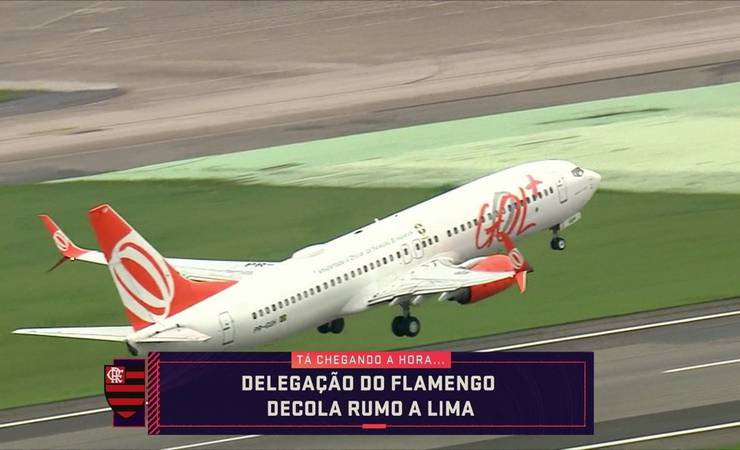 Decolou! Após festa no Rio, Flamengo parte rumo a Lima para final da Libertadores