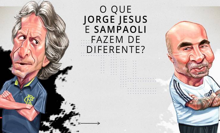 Salve, Jorges: no Flamengo x Santos, o que fazem de diferente Jesus e Sampaoli?
