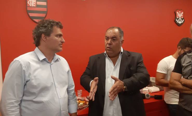 Marcos Braz nega desconforto com saída de Pelaipe do Flamengo e diz: "Não me sinto enfraquecido"