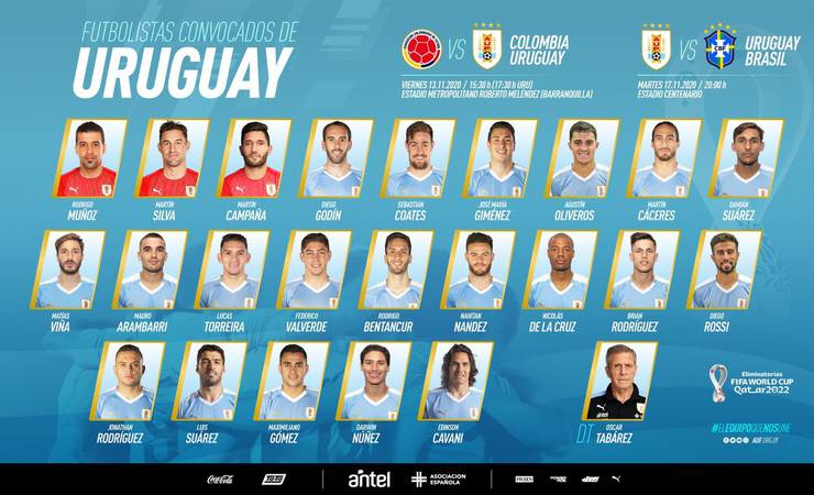 Uruguai tira Arrascaeta da lista final de convocados para jogo contra Colômbia e Brasil